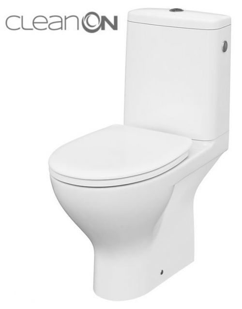 CERSANIT - WC KOMBI MODUO 43 672 010 3/5 CLEAN ON, SEDADLO DUROPLAST-SOFT CLOSE K116-030