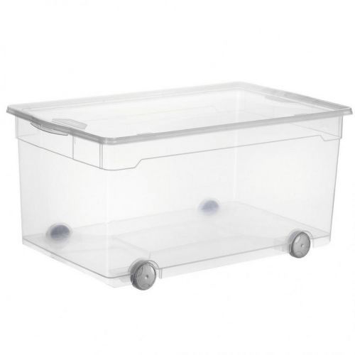 Rotho BOX S VEKOM, 63 L - transparentné