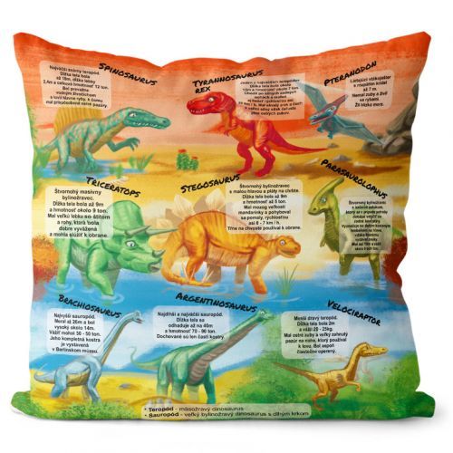 Vankúš Encyklopédia dinosaurov ()