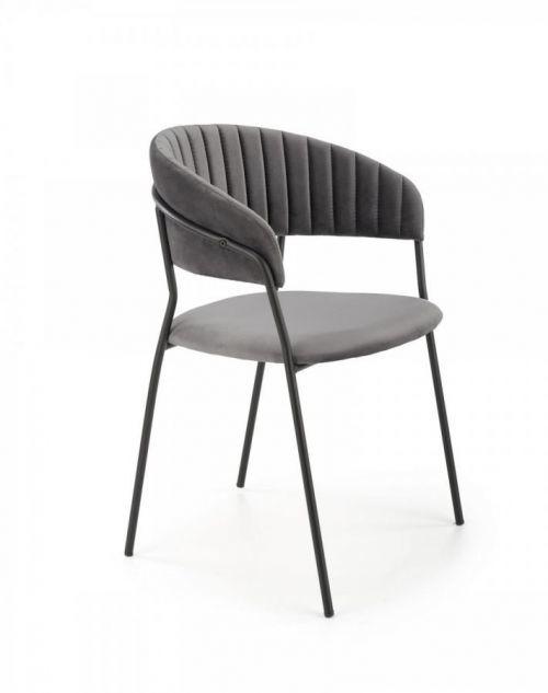 Designová židle Peva šedá