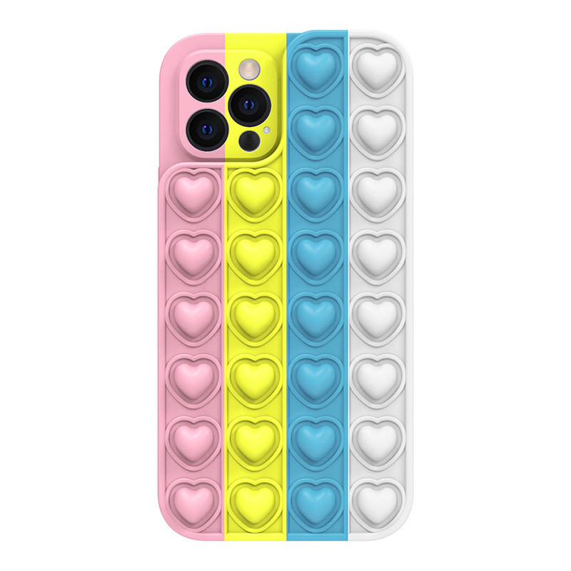 IZMAEL Apple iPhone 13 Heart Pop It puzdro  KP23526 multifarebná