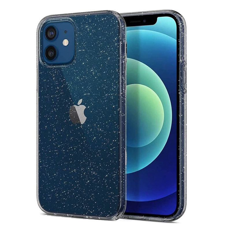 IZMAEL Samsung Galaxy A6 2018 Priesvitné puzdro s trblietkami  KP23538 čierna