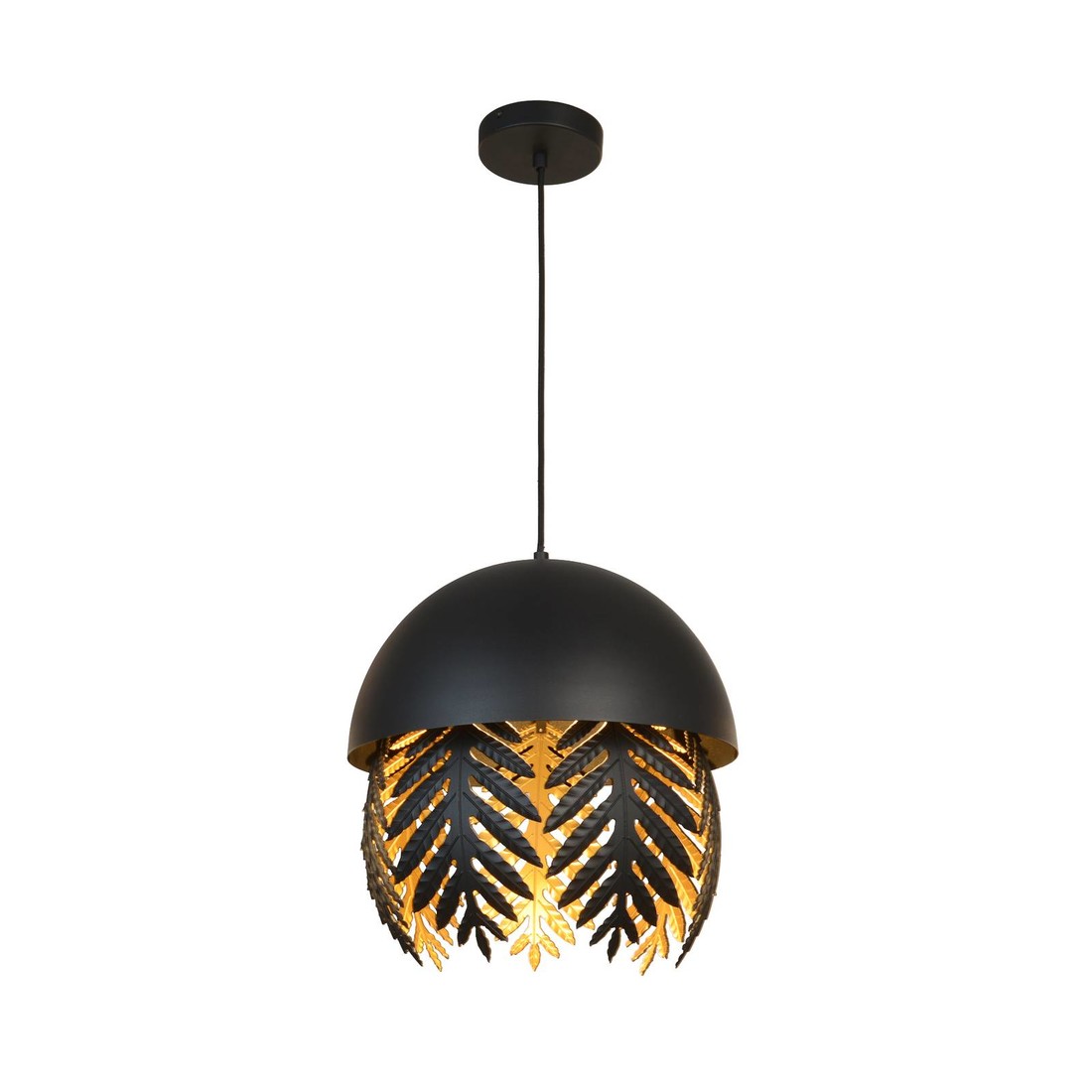 Lucande Aparas lampa vzhľad lístka 1-pl., 35 cm