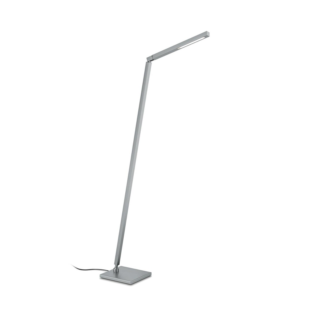 Stojacia LED lampa Carla, 1-plameňová, nikel matná