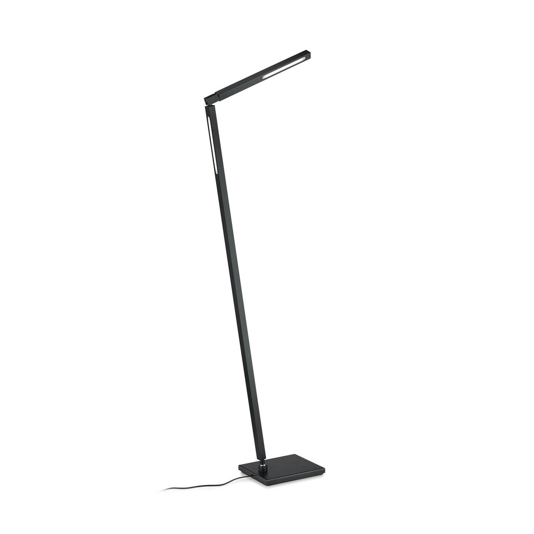 Stojacia LED lampa Carla 2, 2-plameňová, čierna