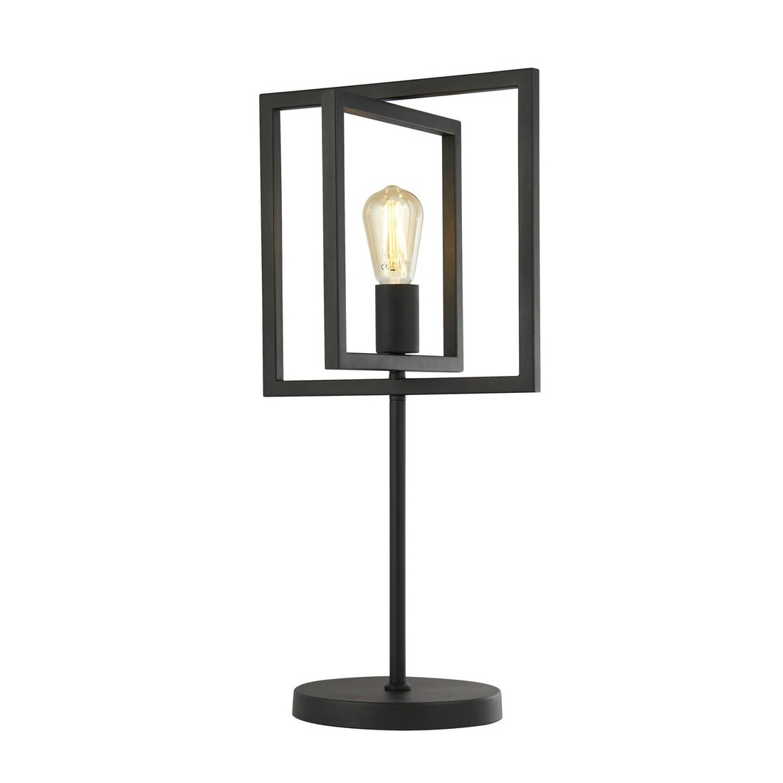 Stolová lampa Squares, čierna