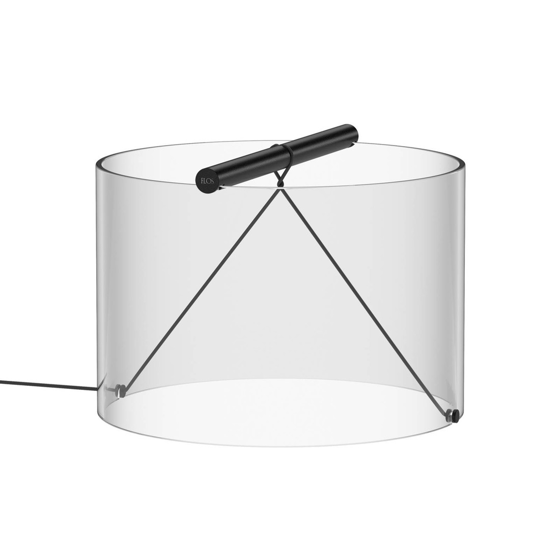 FLOS To-Tie T3 stolová LED lampa, čierna