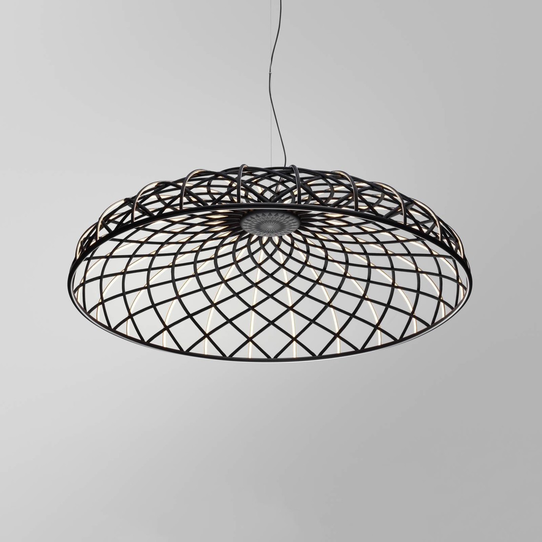 FLOS Skynest LED závesné svietidlo, antracitová