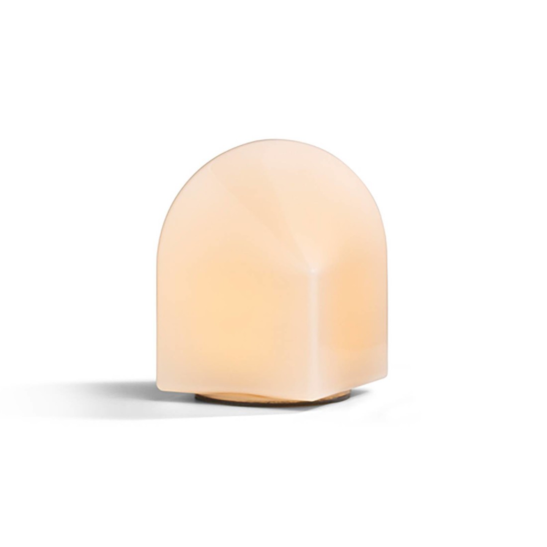 HAY Parade stolová LED lampa blush ružová 16 cm