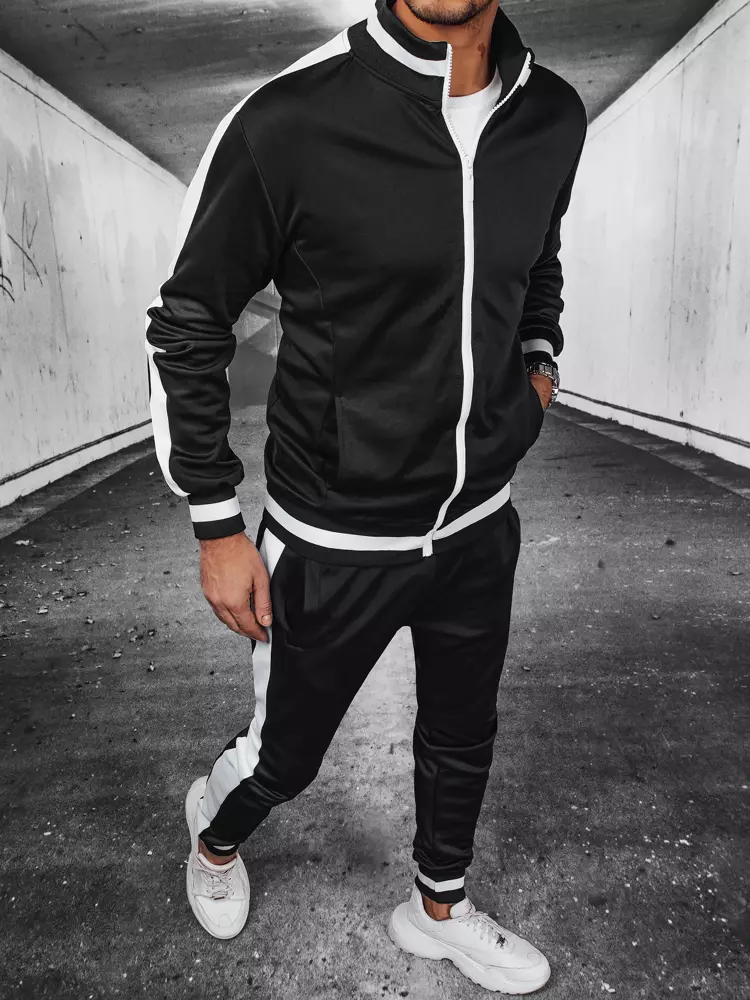 Black men's tracksuit Dstreet AX0701