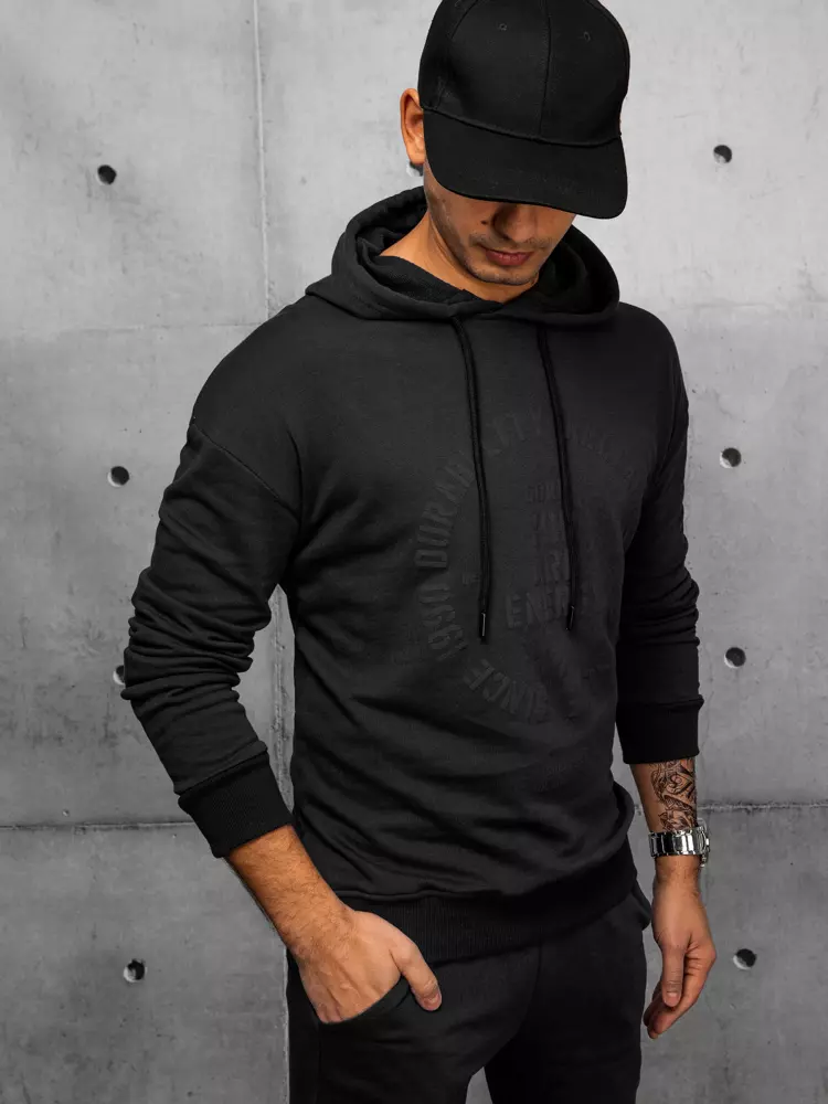 Black men's tracksuit Dstreet AX0692