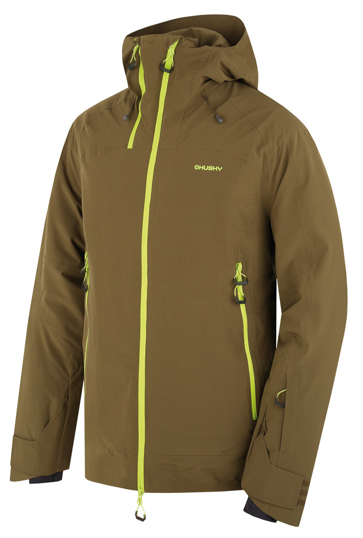 Men's ski jacket HUSKY Gambola M dk. khaki
