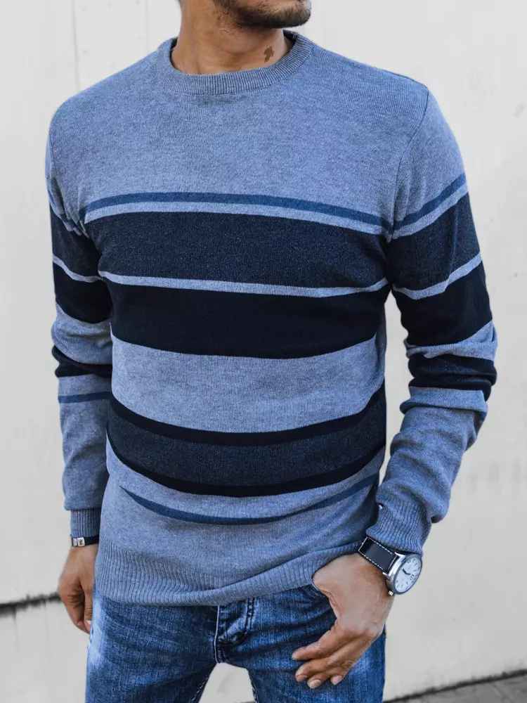 Men's gray sweater Dstreet WX2041