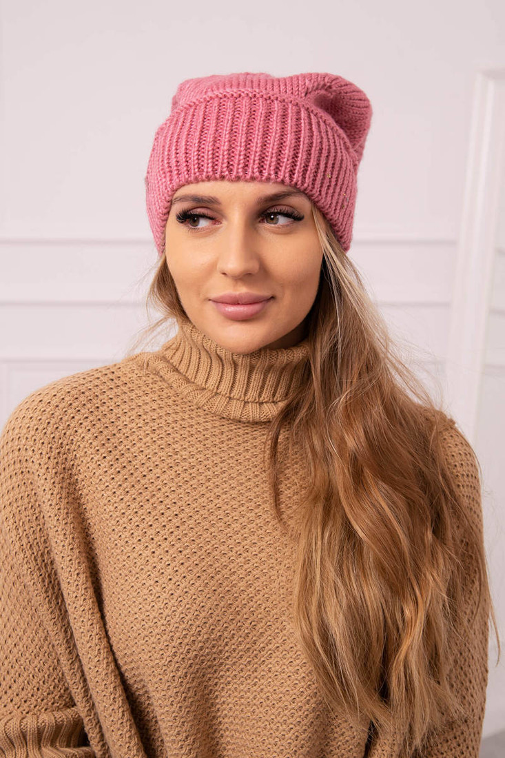 Women's cap Ingrid K371 dark pink