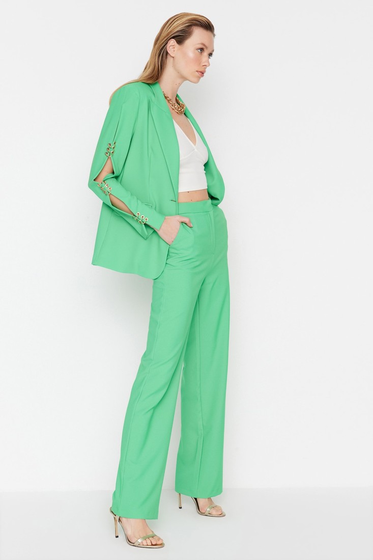 Trendyol Pants - Green - Straight
