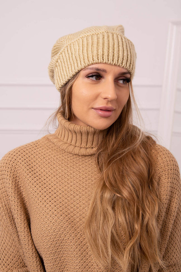 Women's cap Ingrid K371 beige