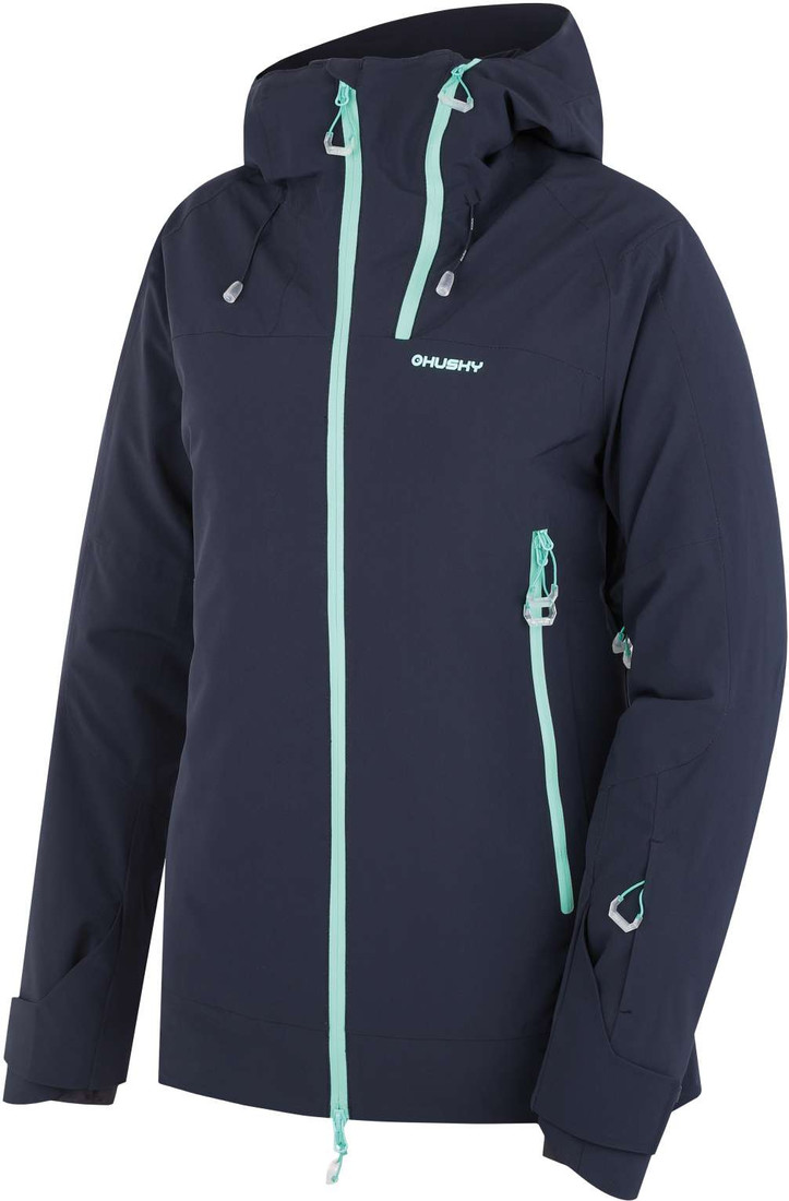 Women's padded ski jacket HUSKY Gambola L black blue