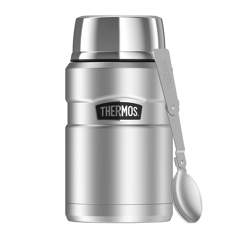 Termoska na jedlo s lyžicou Thermos Style 710 ml - strieborná