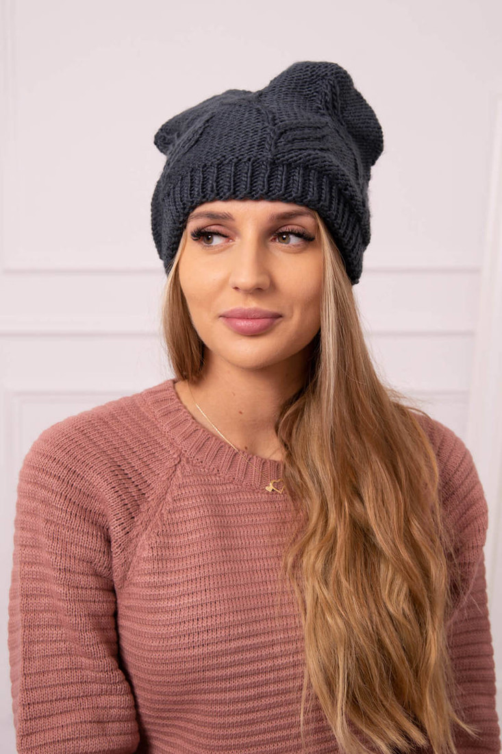 Women's cap Majka K376 graphite