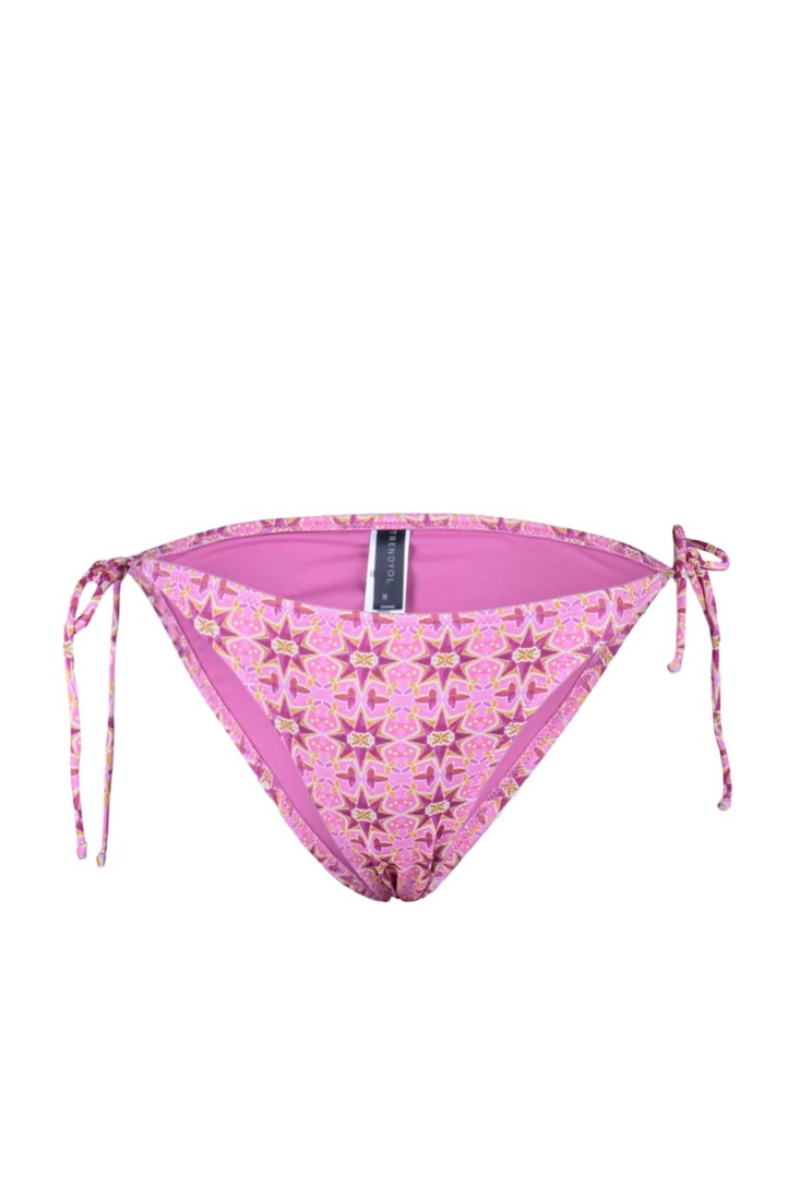 Trendyol Patterned Side Tie Detailed Bikini Bottoms