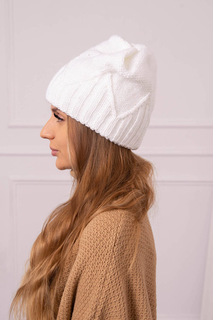 Women's cap Liliana K375 white