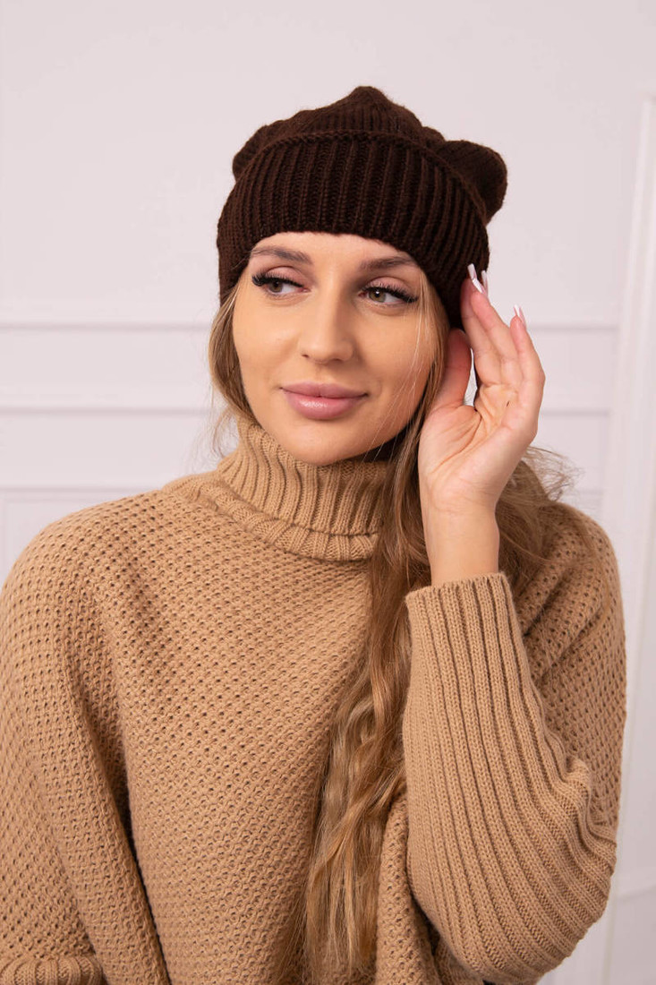 Women's cap Ingrid K371 brown