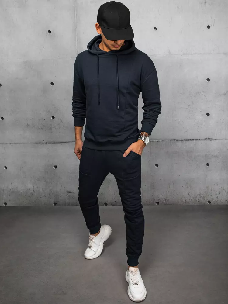 Dark blue men's tracksuit Dstreet AX0674