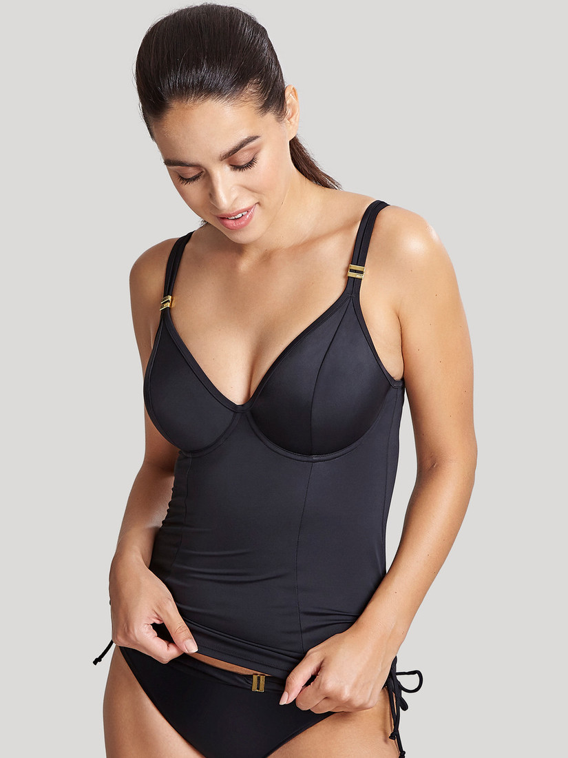 Vrchný diel plaviek Swimwear Anya Riva Balconnet Tankini black SW1301 65D