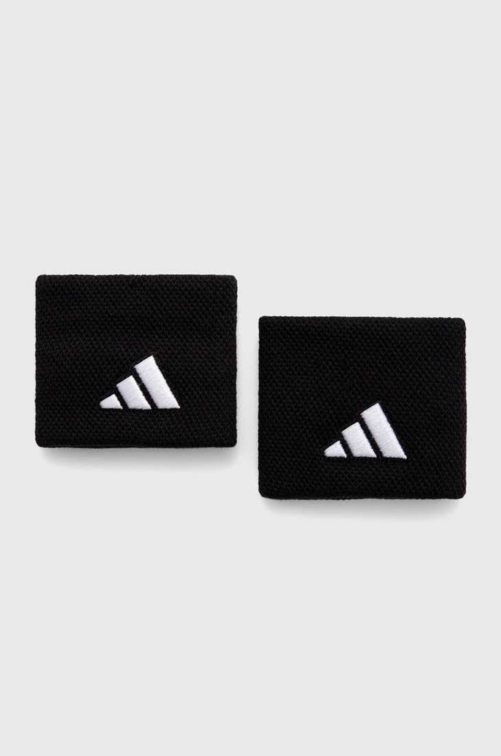 Potítka adidas Performance 2-pak čierna farba