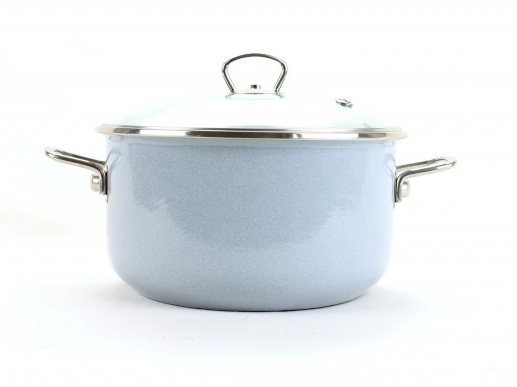 BELIS - Hrniec+pokrievka 24cm 5,5l šedý