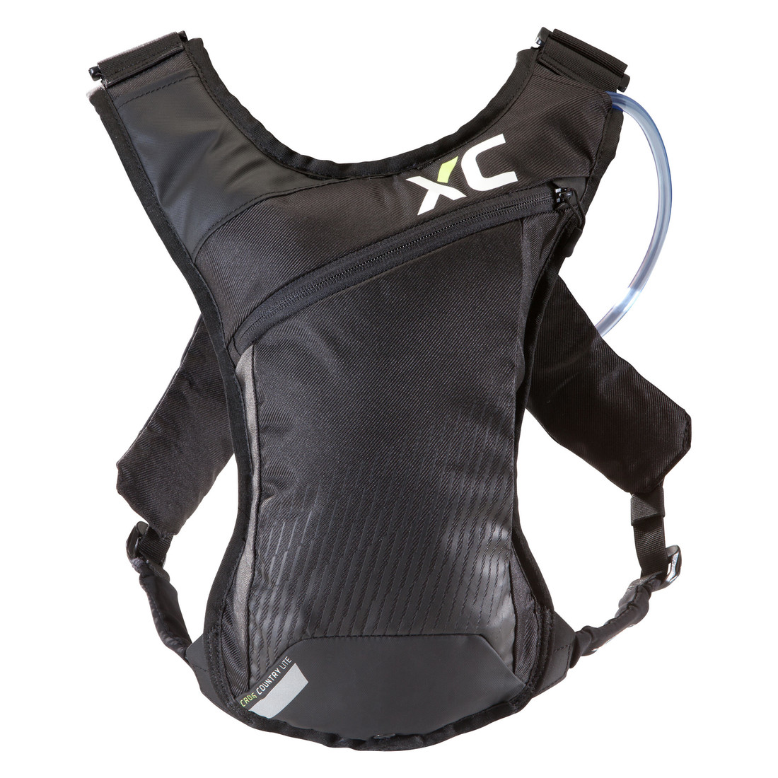 Batoh s hydrovakom na horskú cyklistiku xc light 2,5 l/2 l čierny