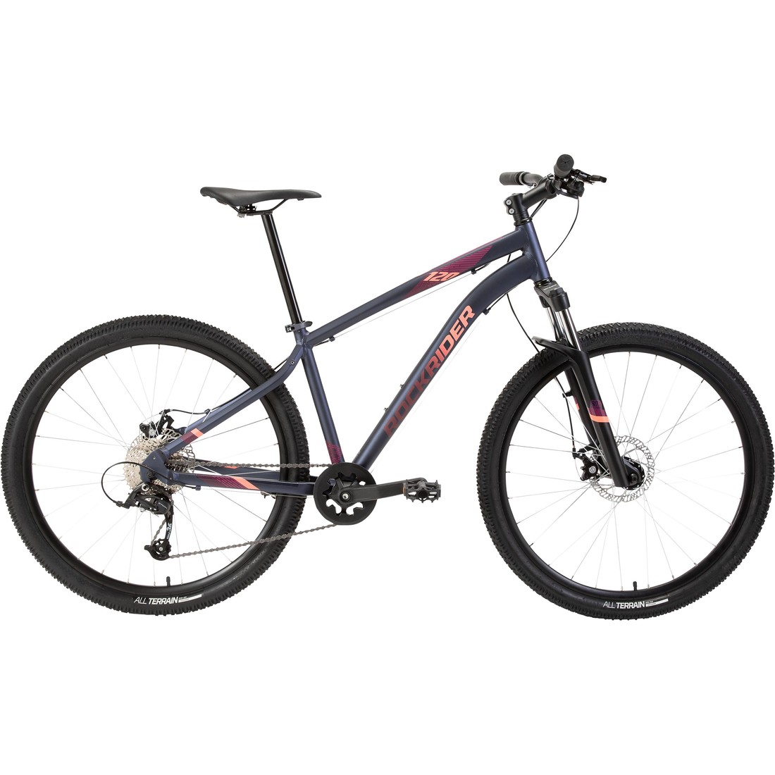 Dámsky horský bicykel st 120 námornícky modrý 27,5