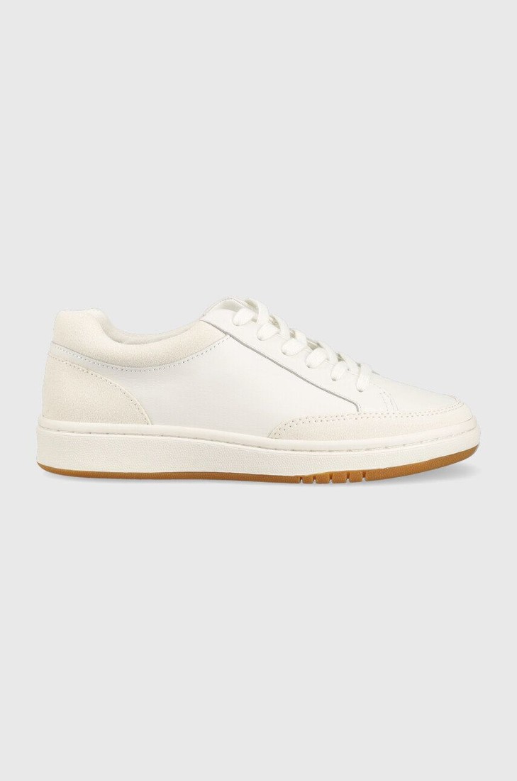 Kožené tenisky Lauren Ralph Lauren 802891469001 biela farba, 802891469001