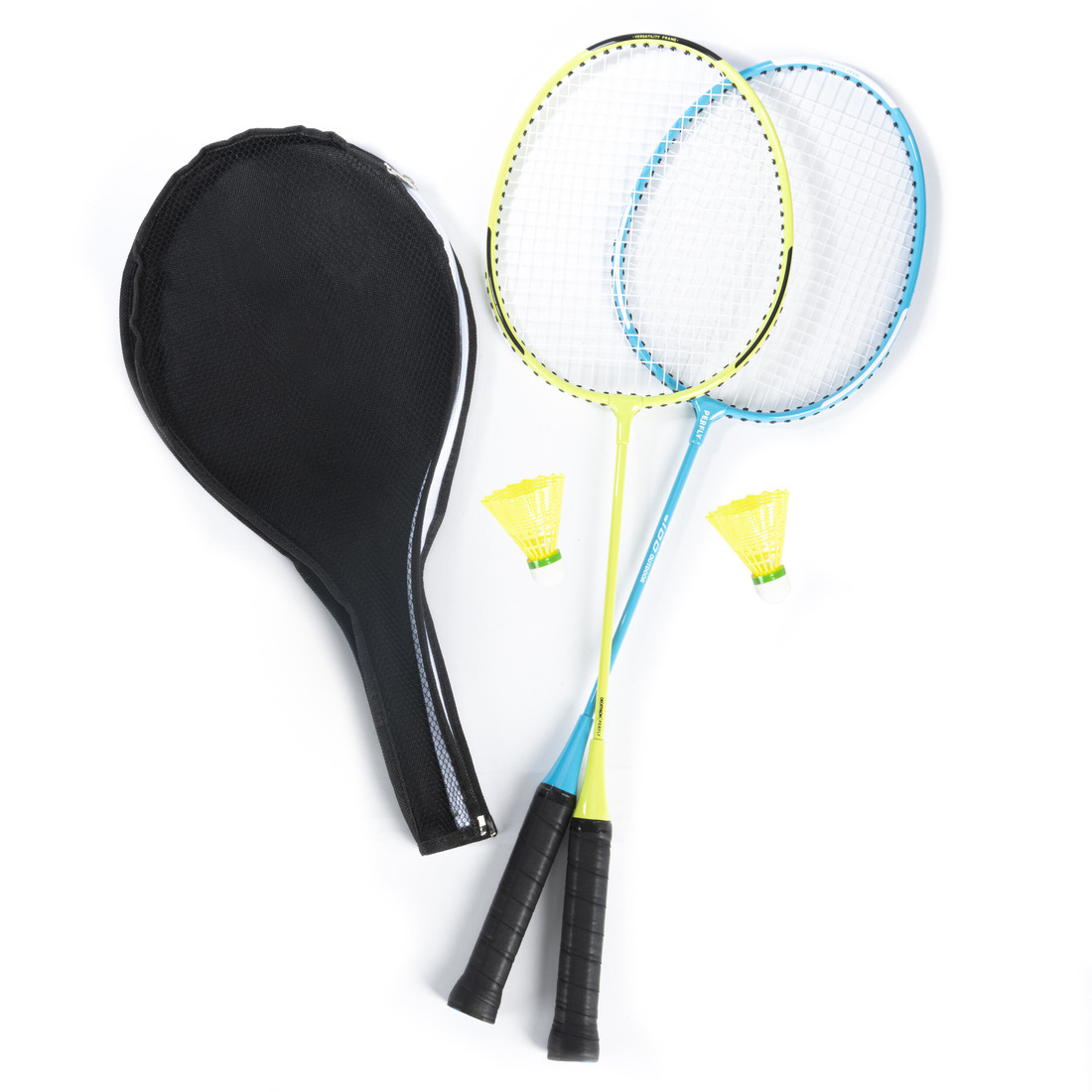 Súprava bedmintonových rakiet 100 starter na hru v exteriéri