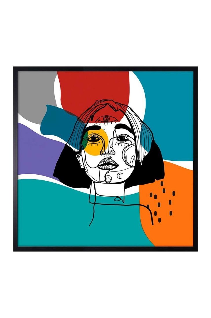 Reprodukcia na zarámovanom papieri 70x70 cm
