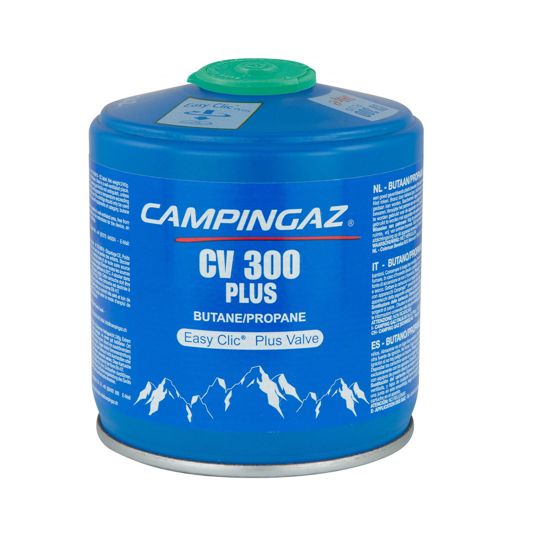 Plynová kartuša cv300+ s ventilom na varič (240 gramov)