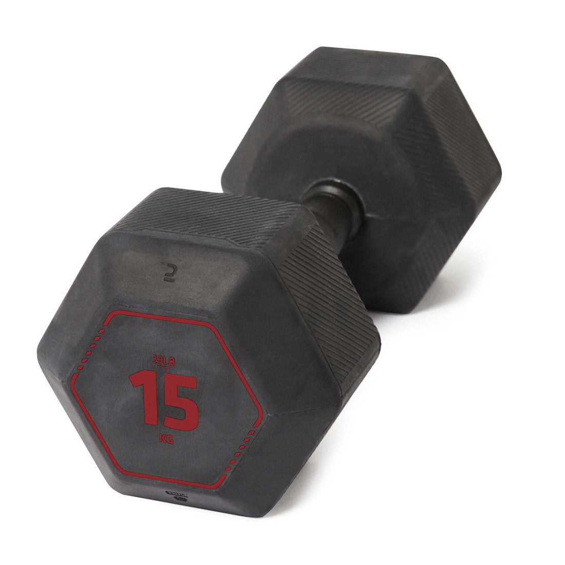 Činka dumbbell 15 kg čierna