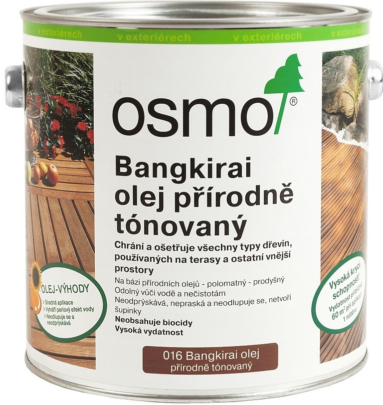 Osmo Terasový olej na BANGKIRAI - tmavý 125 ml 16 - tmavý