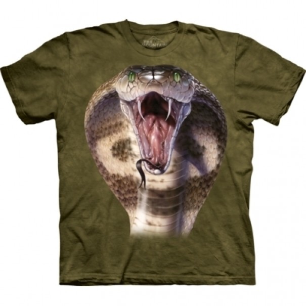 Tričko detské The Mountain Cobra - zelené, XL