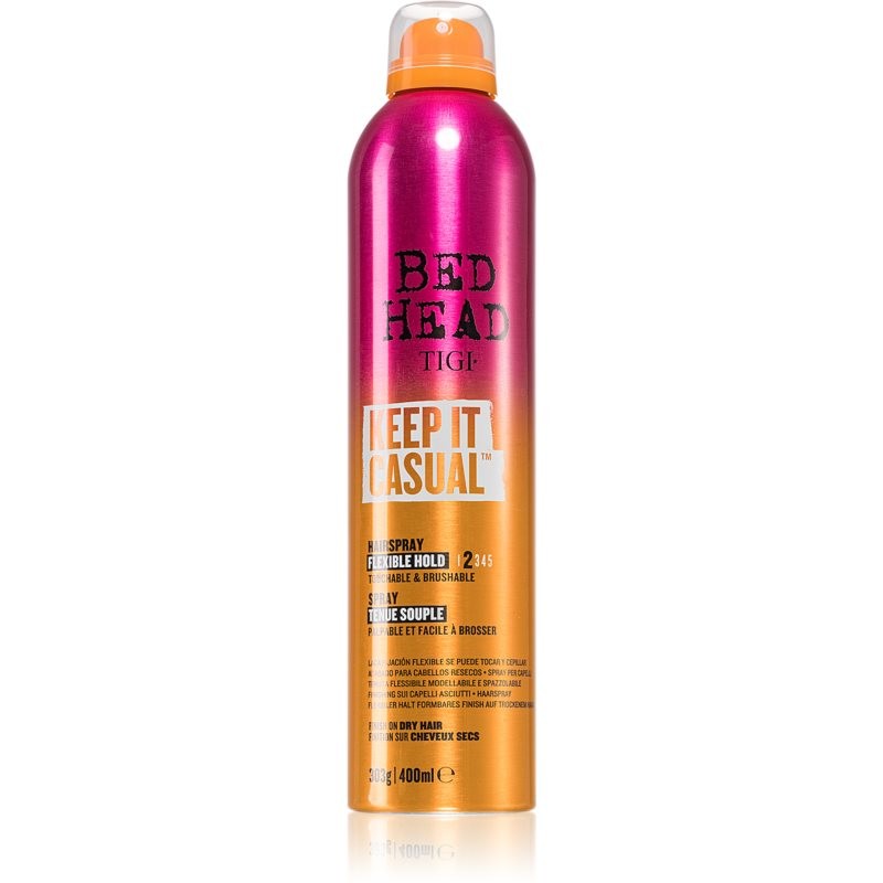 TIGI Bed Head Keep it casual lak na vlasy s ľahkou fixáciou 400 ml