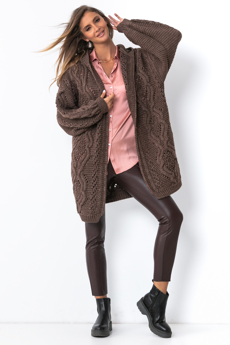 Fobya Cardigan F1493 Brown 32/34