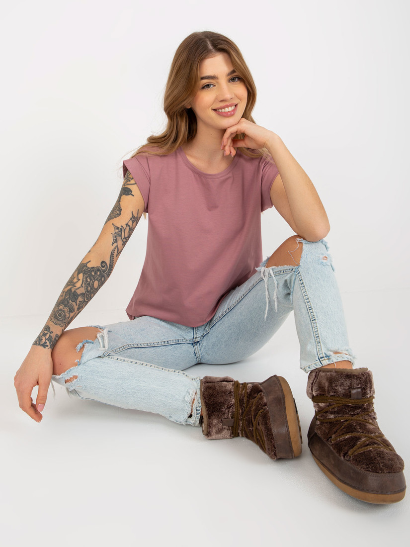 Tričko RV TS 4833.52 tmavo ružová S