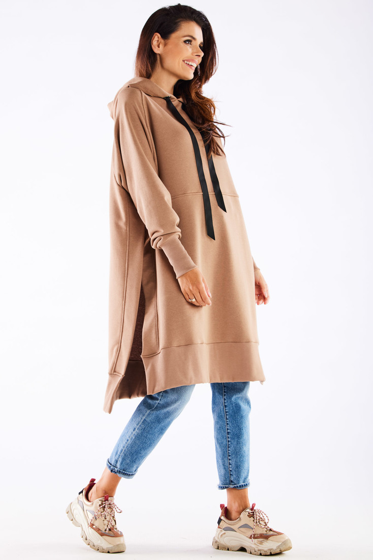 Infinite You Mikina s kapucňou M279 Beige OS