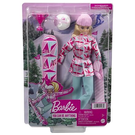 Barbie ZIMNÉ ŠPORTY - SNOWBOARDISTKA