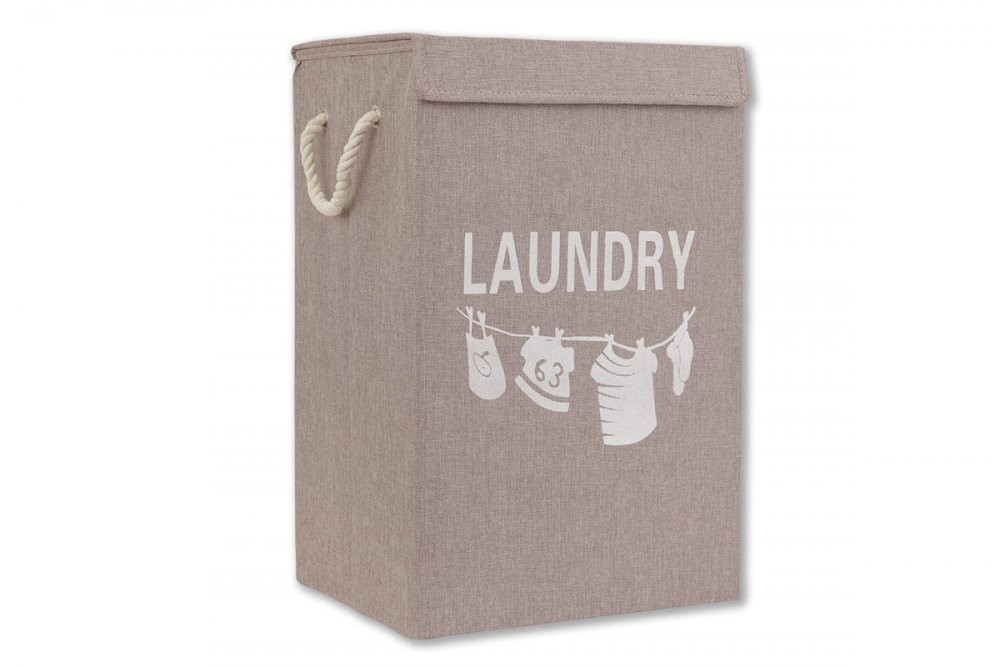 Koš na prádlo plátěný Autronic Hnedá