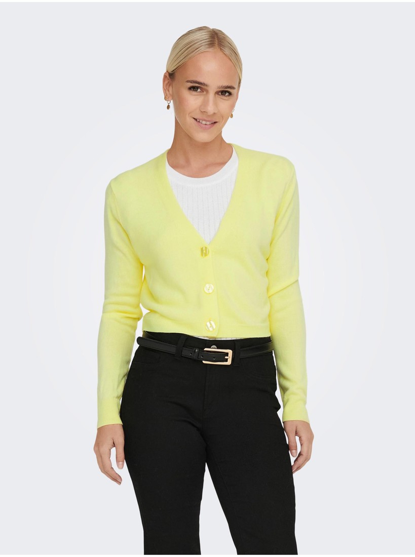 Women's Yellow Cardigan ONLY Sunny - Ladies