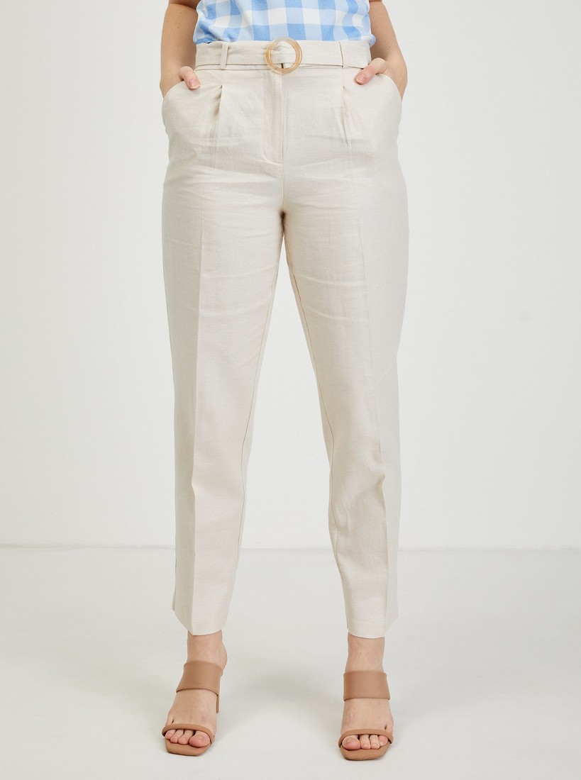 Beige women's trousers ORSAY - Ladies