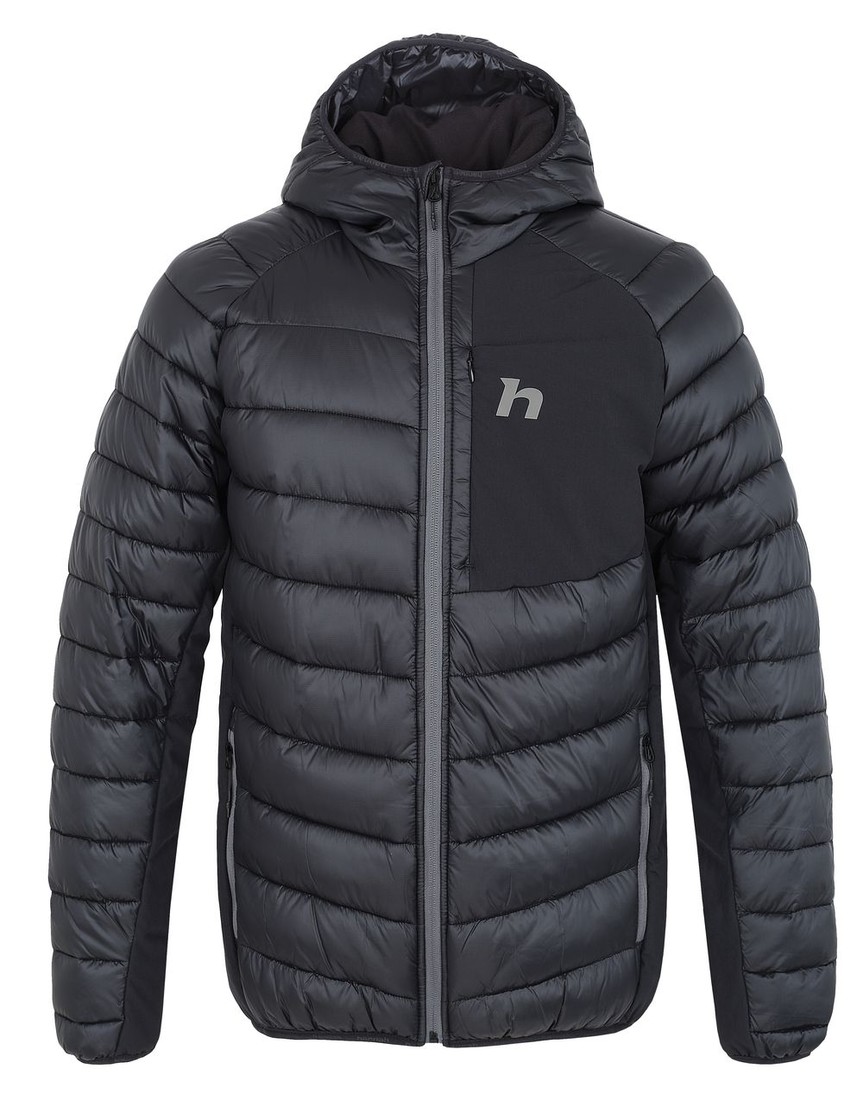 Pánská zateplená bunda Hannah REVEL HOODY anthracite