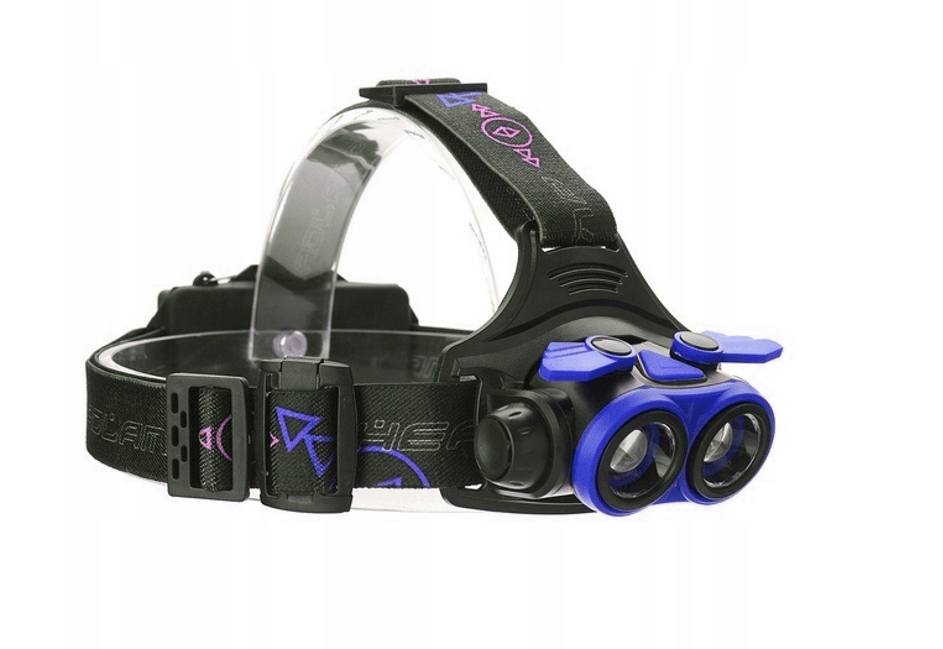 USB čelovka LED CREE, ľad typu 2x XM-L T6X