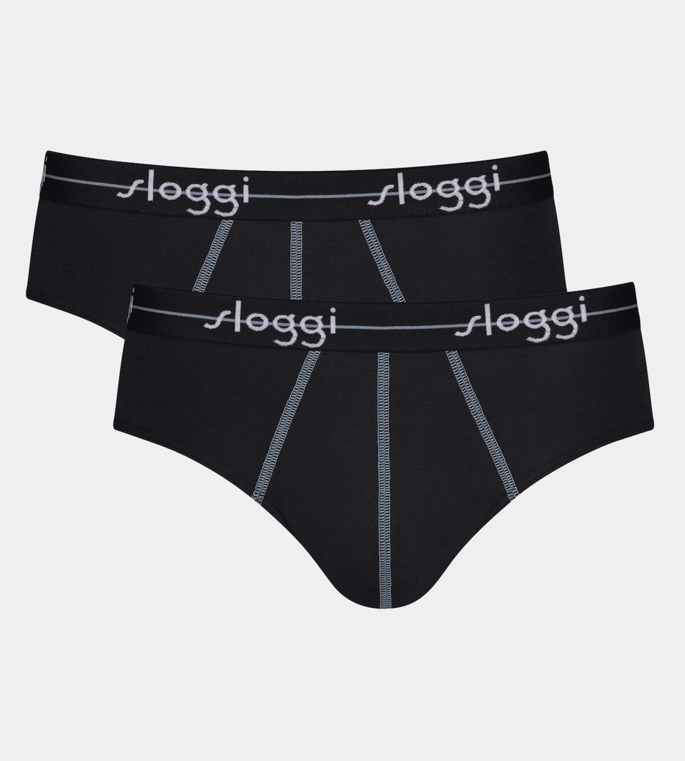 Pánske slipy Sloggi men Štart Midi C2P box čierne BLACK 4